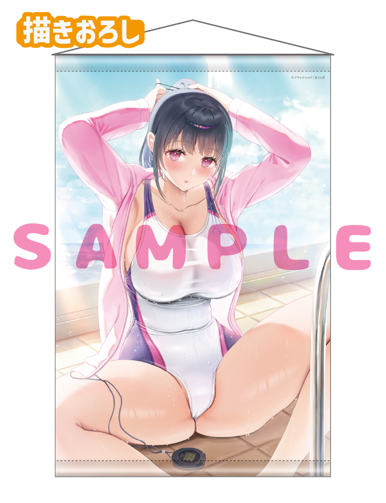 【アサヒナヒカゲ　スプラッシュガールズ】Wスエードタぺストリー　26年7月31日グッズ