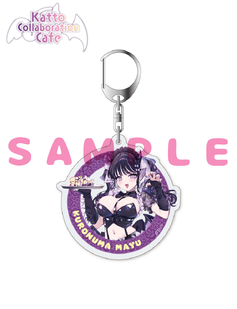 【カット　コラボレーションカフェ事後通販】コラボカフェ限定　アクリルキーホルダー『悪魔まゆ』　26年9月4日グッズ